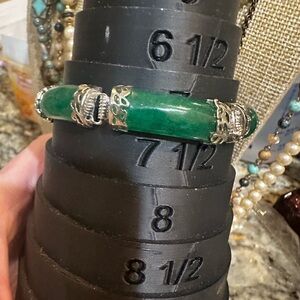 925 Jade and Silver Women's Bracelet